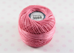Пряжа Ирис 100% хлопок 10г 82м №3088 розовый