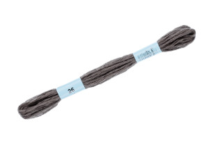 Нитки для вышивания " Gamma" декоративные " МУЛИНЕ Cloud" 100% полиэстер 6 м №26 т. серый