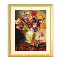 "DIMENSIONS" наборы для вышивания 70-35305 "Пёстрые тюльпаны" 30.4 x 38.1 см