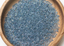 Бисер Япония MIYUKI Delica цилиндрический 11/0 5г DB-0058 морской синий кристалл радужный с цветной линией